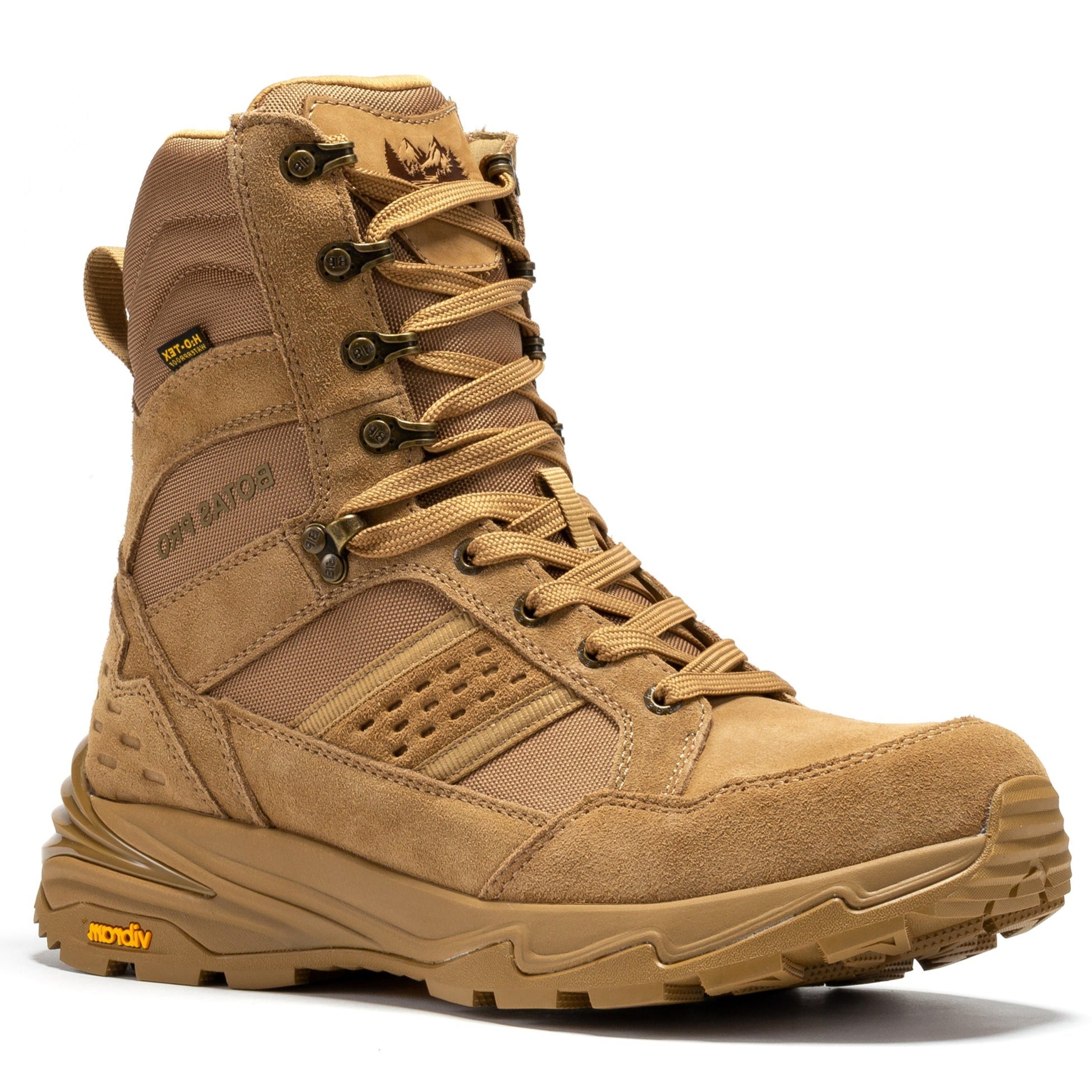 Botas Pro Sand 8 Inch Waterproof Tactical Boots with VIBRAM® Traction Lug Outsole  BP22810 - WonderingCloth