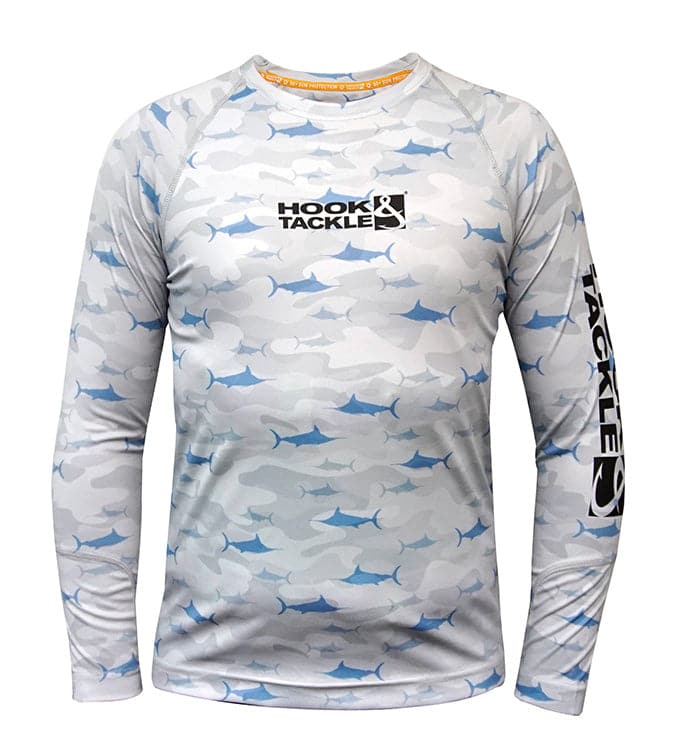 Youth Camo Billfish UV Fishing Shirt (8-20) - WonderingCloth