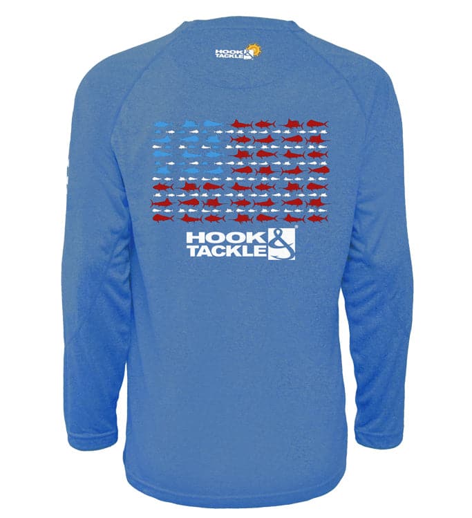 Youth American Fish UV Fishing Shirt (8-20) - WonderingCloth