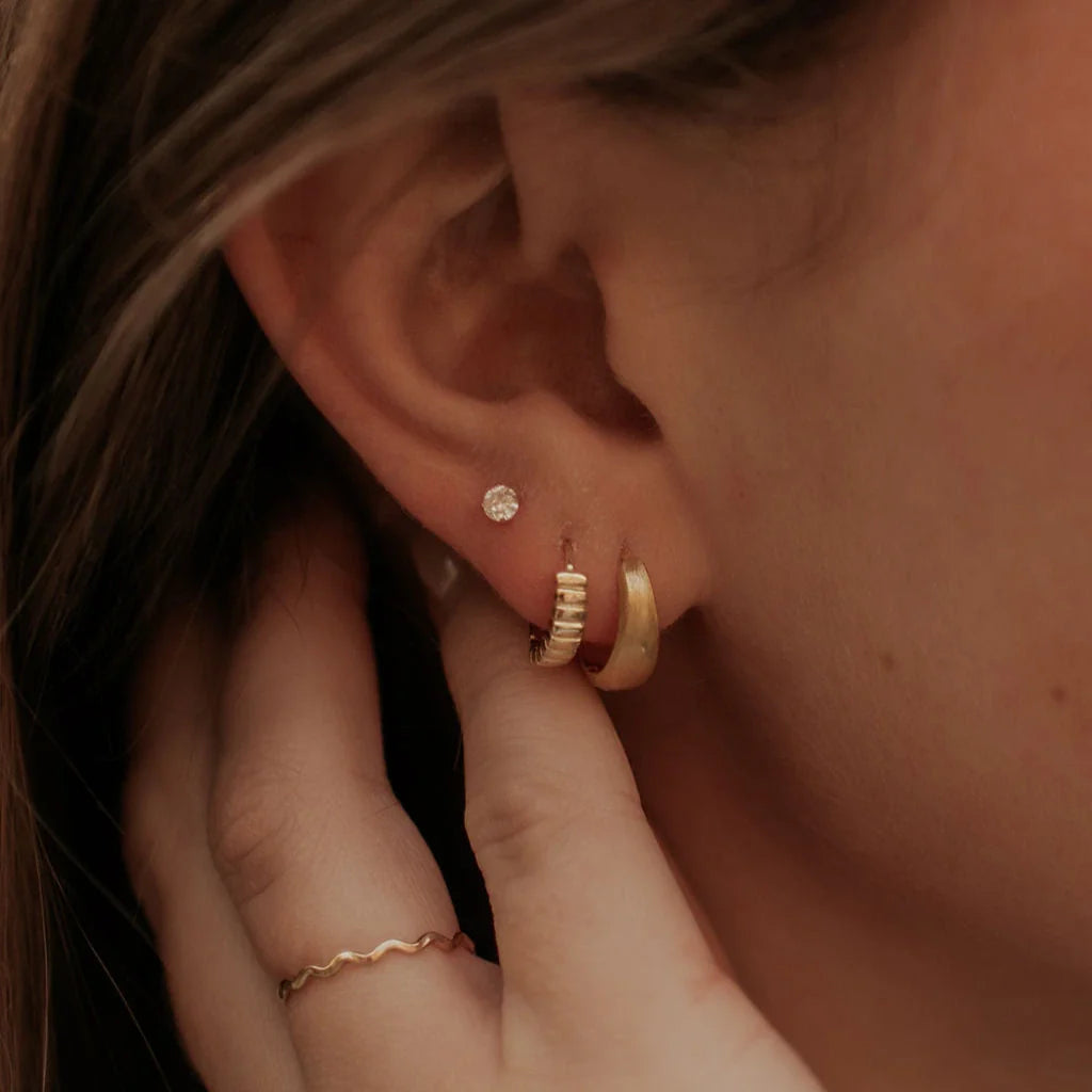 Rue Brushed Hoops - WonderingCloth