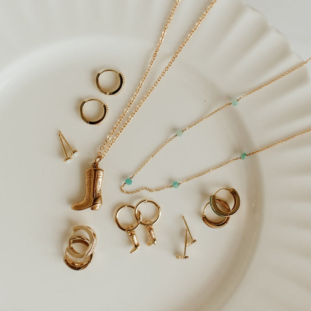 Malibu Necklace in Turquoise - WonderingCloth