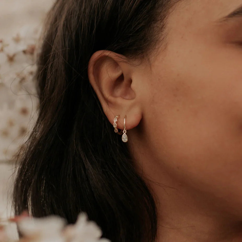 May Raindrop Hoops - WonderingCloth