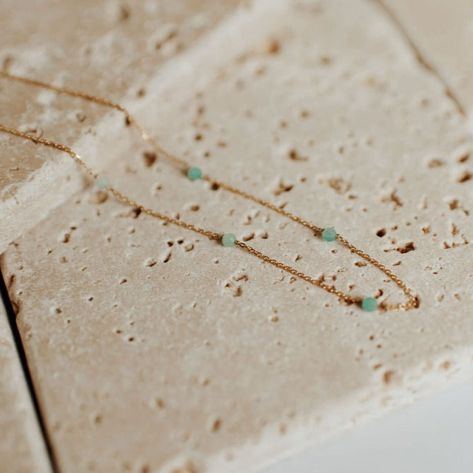 Malibu Necklace in Turquoise - WonderingCloth