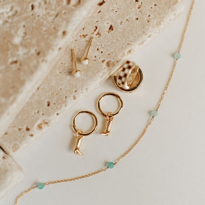 Malibu Necklace in Turquoise - WonderingCloth