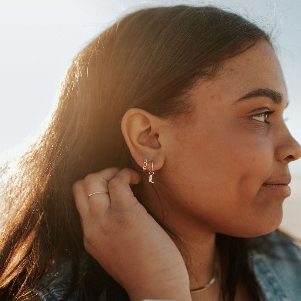 Peri Hoops - WonderingCloth