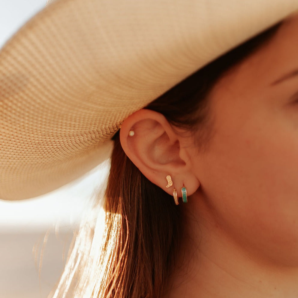 Betty Opal Studs - WonderingCloth