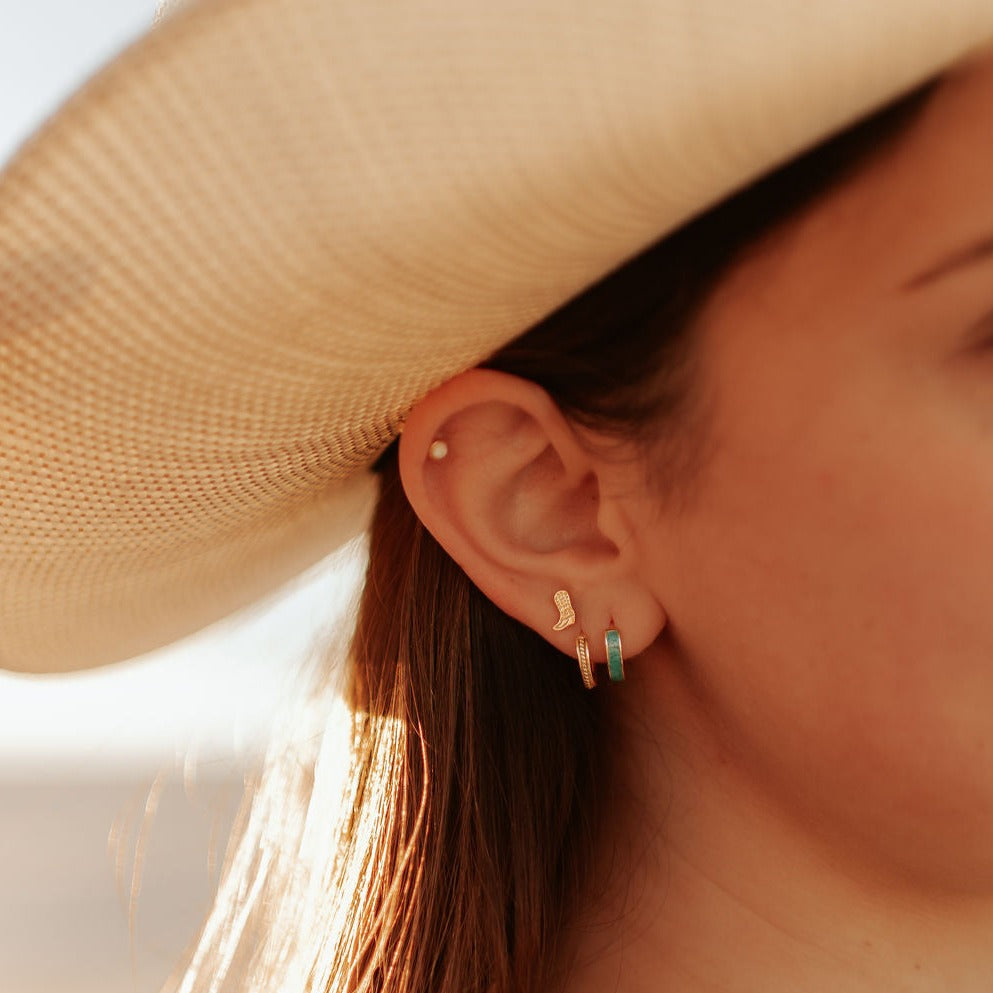 Jolene Braided Rope Hoops - WonderingCloth
