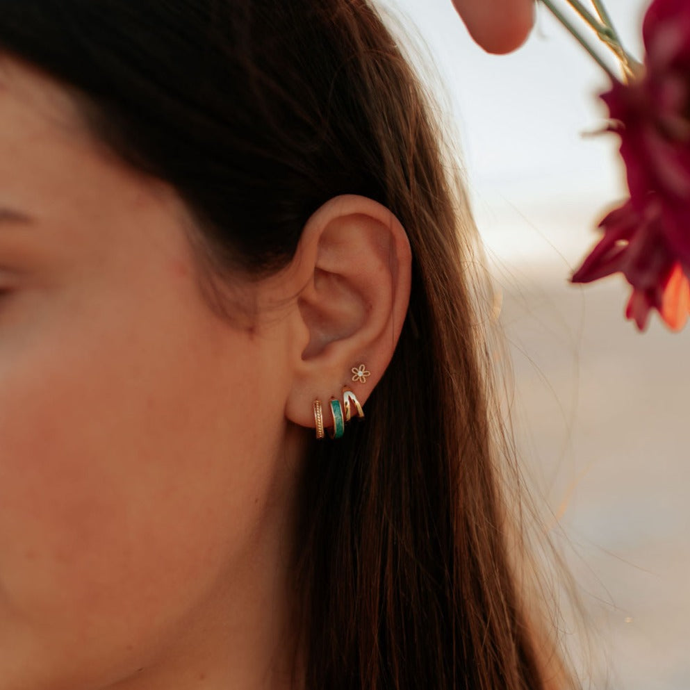 Flower Mini Studs - WonderingCloth