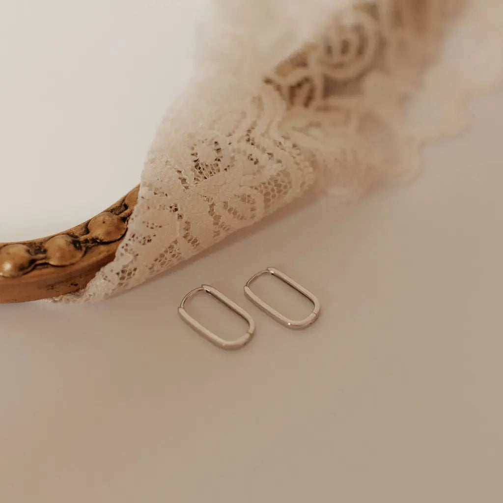 Avery Gold Hoops - WonderingCloth