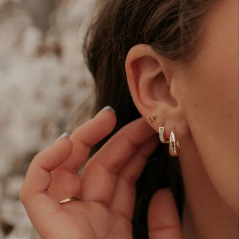 Bow Flat Back Studs - WonderingCloth