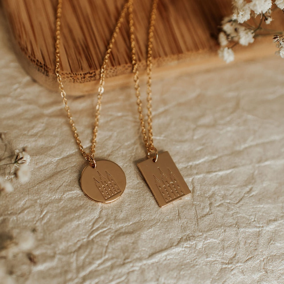 Salt Lake Temple Necklace - WonderingCloth