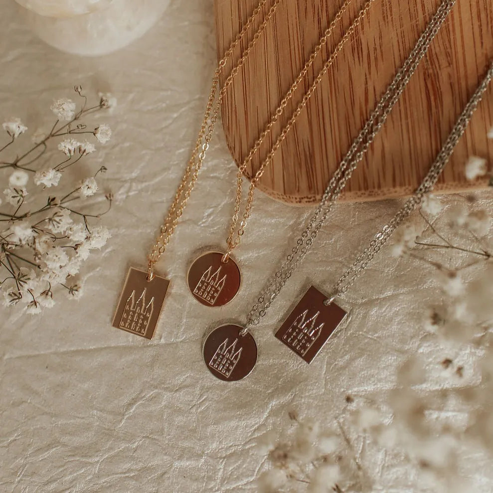 Salt Lake Temple Necklace - WonderingCloth