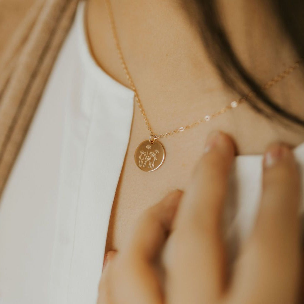 Poppy Necklace - WonderingCloth