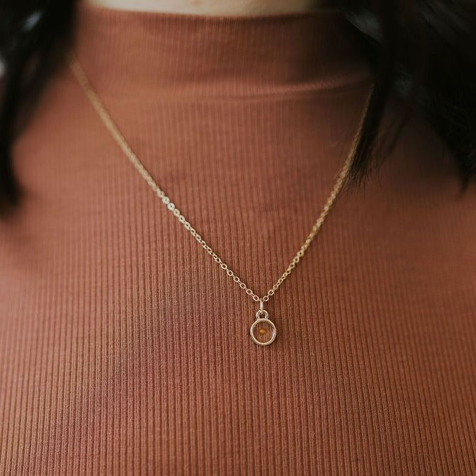 Mustard Seed Faith Necklace - WonderingCloth