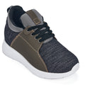 CALTO 3.2-Inch Taller Charcoal Men's Elevator Sneakers - H71923 - WonderingCloth
