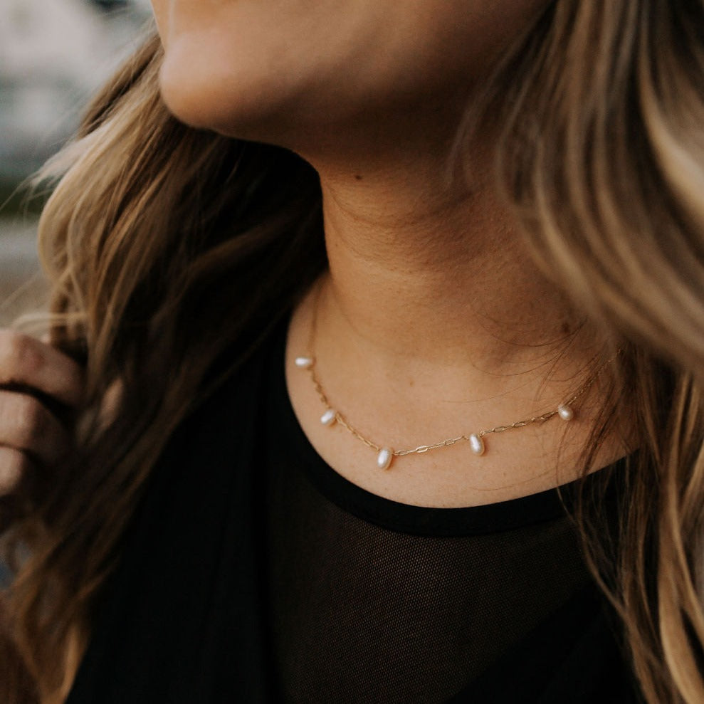 Adelaide Pearl Necklace - WonderingCloth