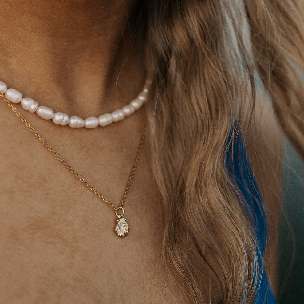 Sea Shell Necklace - WonderingCloth