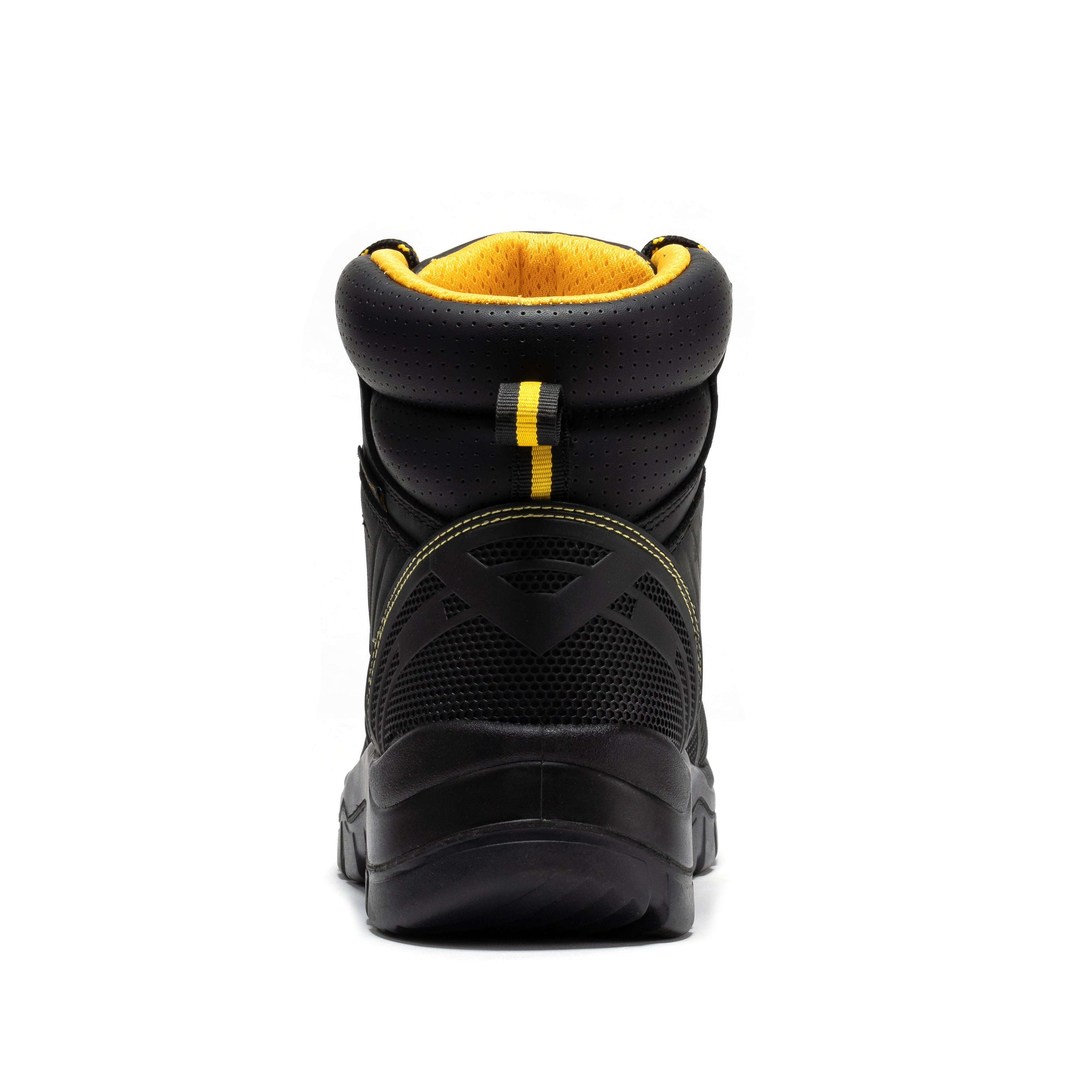 ROCKROOSTER Woodland Black 6 inch Waterproof Composite Toe Leather Work Boots AK663 - WonderingCloth
