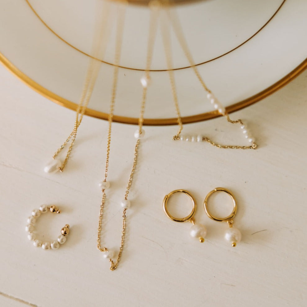 Bondi Pearl Earrings - WonderingCloth