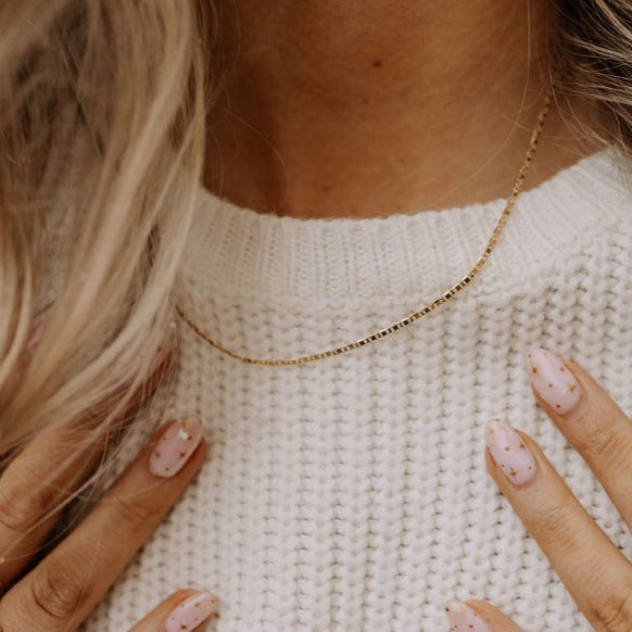 Hannah Gold Filled Mariner Necklace - WonderingCloth