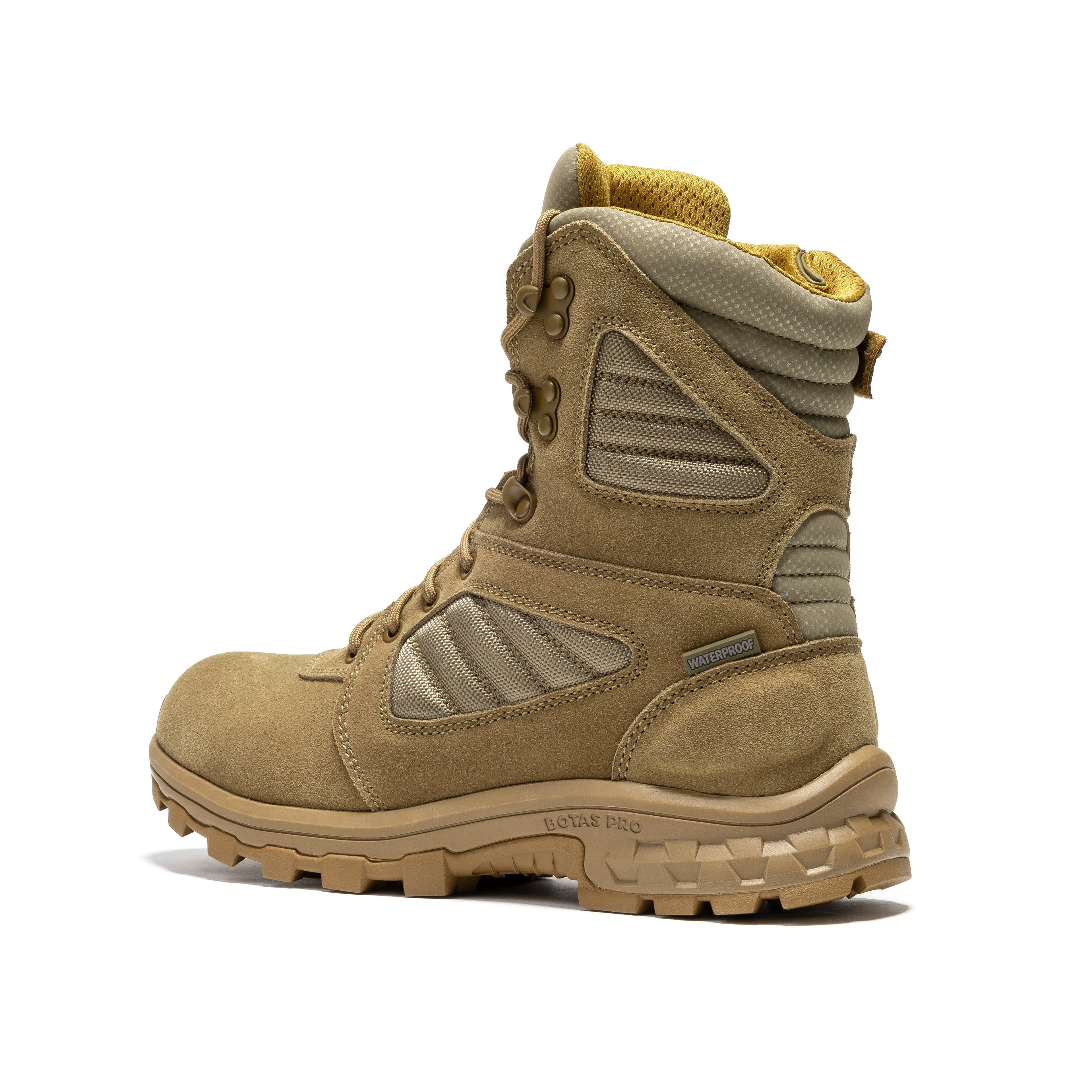 ROCKROOSTER Burano Coyote 8 inch Suede Leather Waterproof Tactical & Military Boots AB540 - WonderingCloth