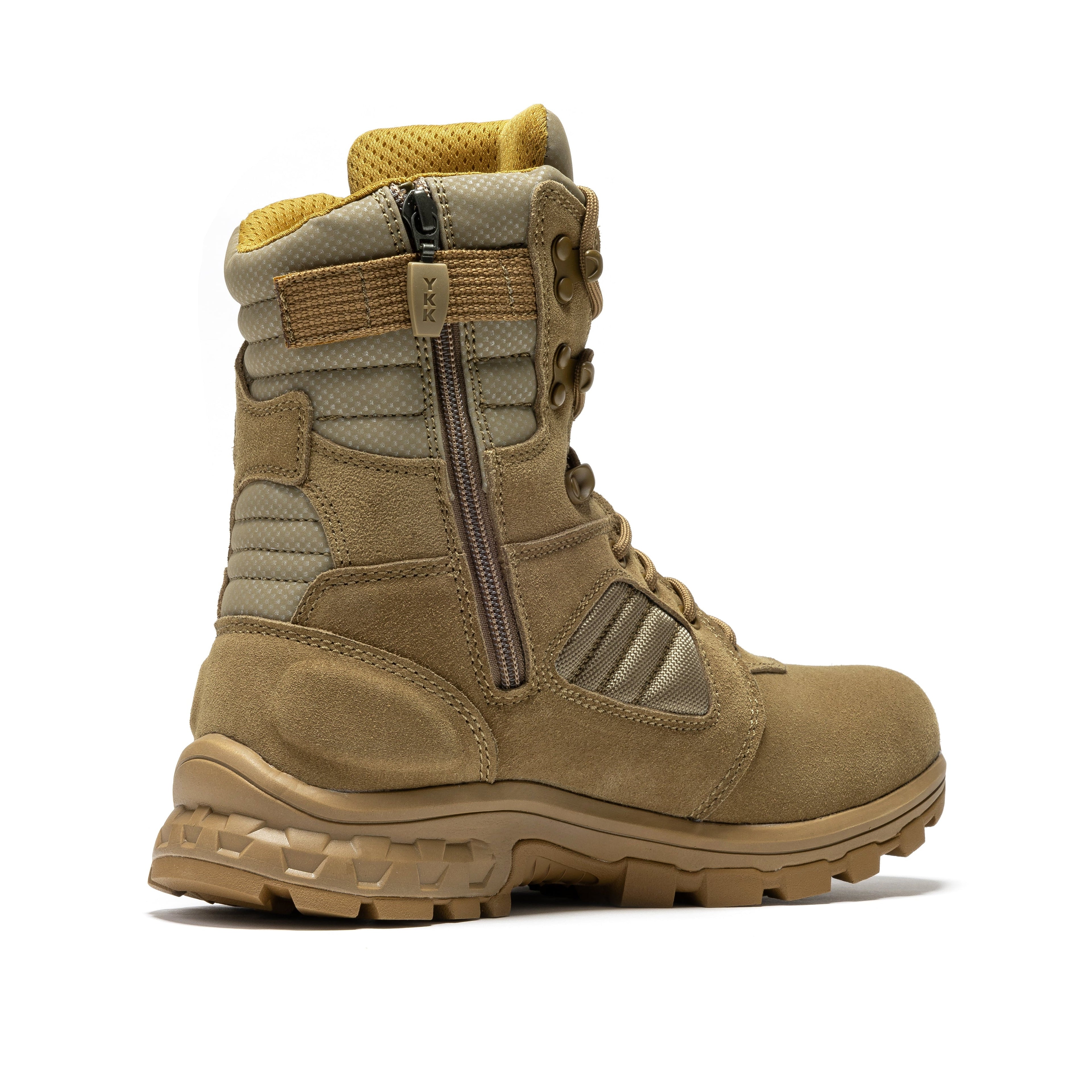 ROCKROOSTER Burano Coyote 8 inch Suede Leather Waterproof Tactical & Military Boots AB540 - WonderingCloth