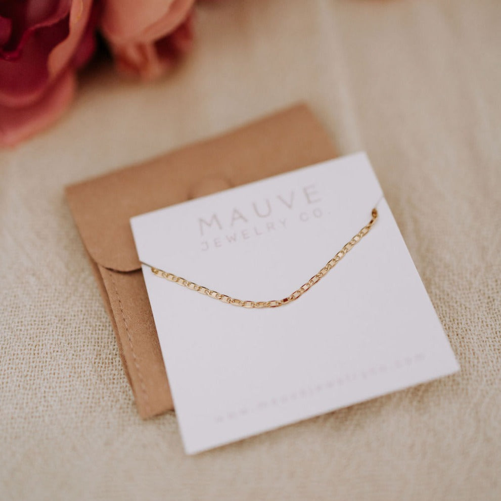 Hannah Gold Filled Mariner Necklace - WonderingCloth