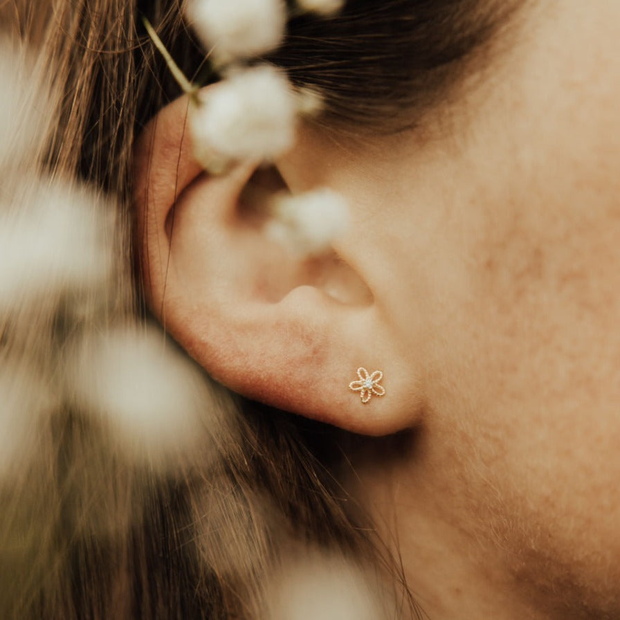 Flower Mini Studs - WonderingCloth