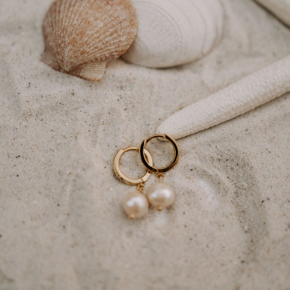 Bondi Pearl Earrings - WonderingCloth