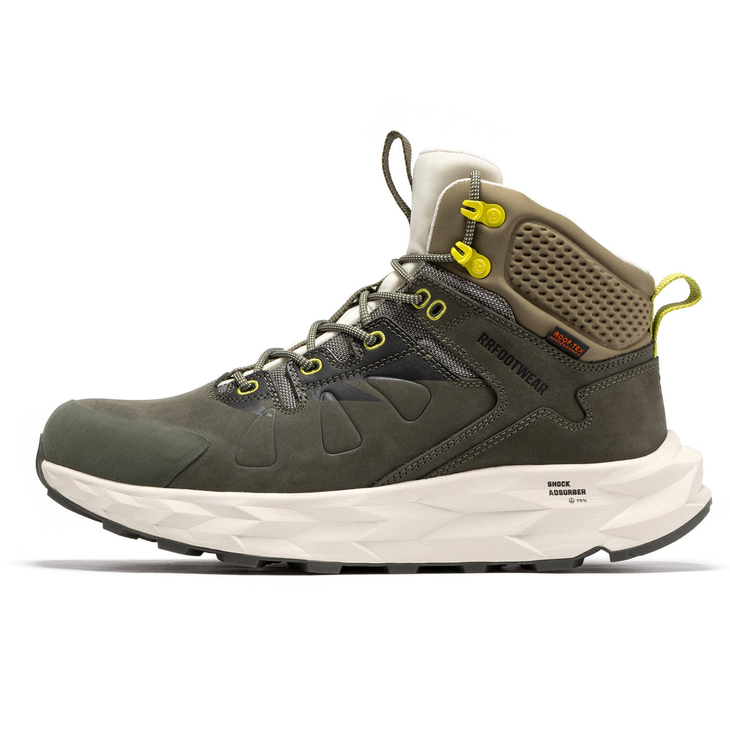 ROCKROOSTER Farmington Green 6 Inch Waterproof Hiking Boots with VIBRAM® Outsole  OC21033 - WonderingCloth