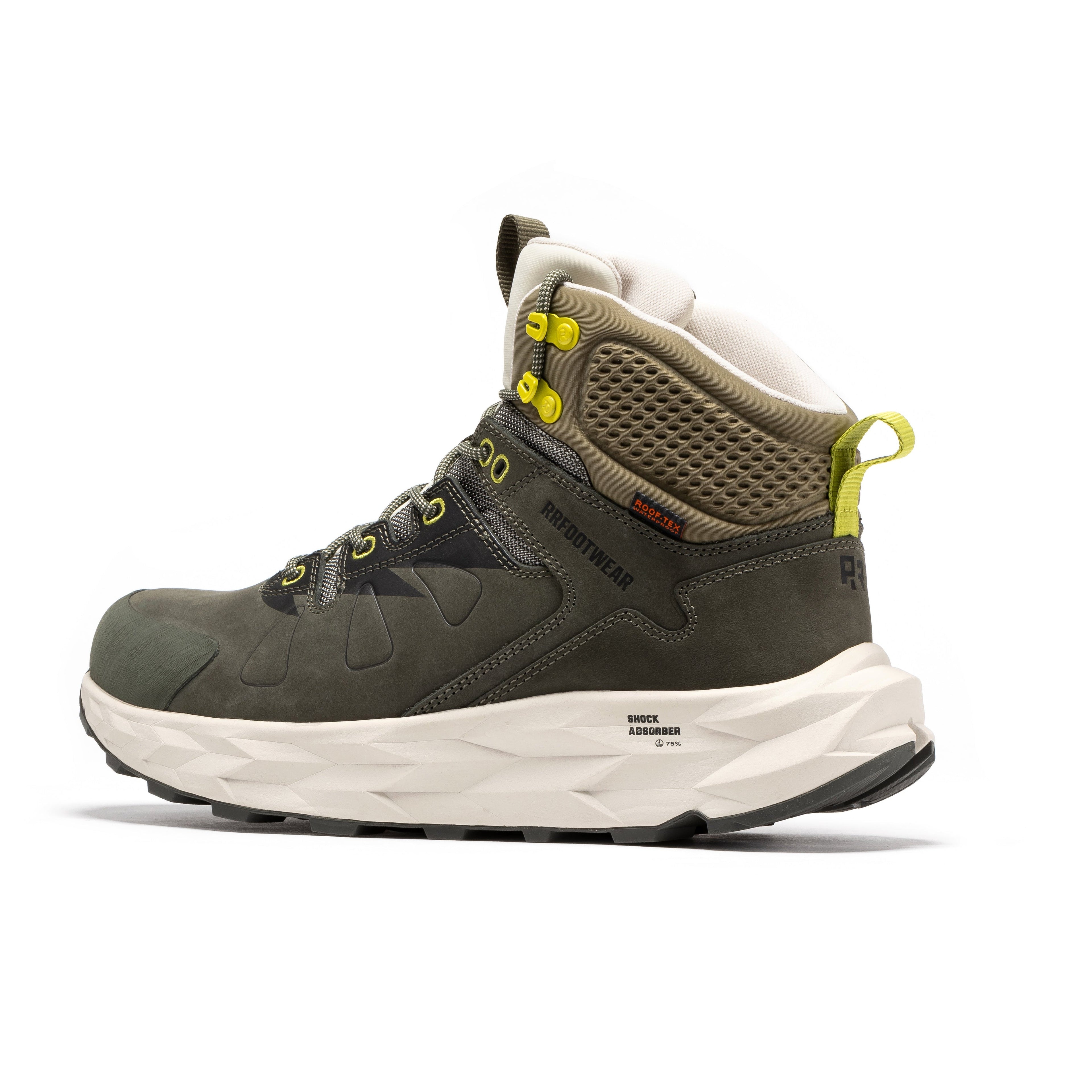 ROCKROOSTER Farmington Green 6 Inch Waterproof Hiking Boots with VIBRAM® Outsole  OC21033 - WonderingCloth