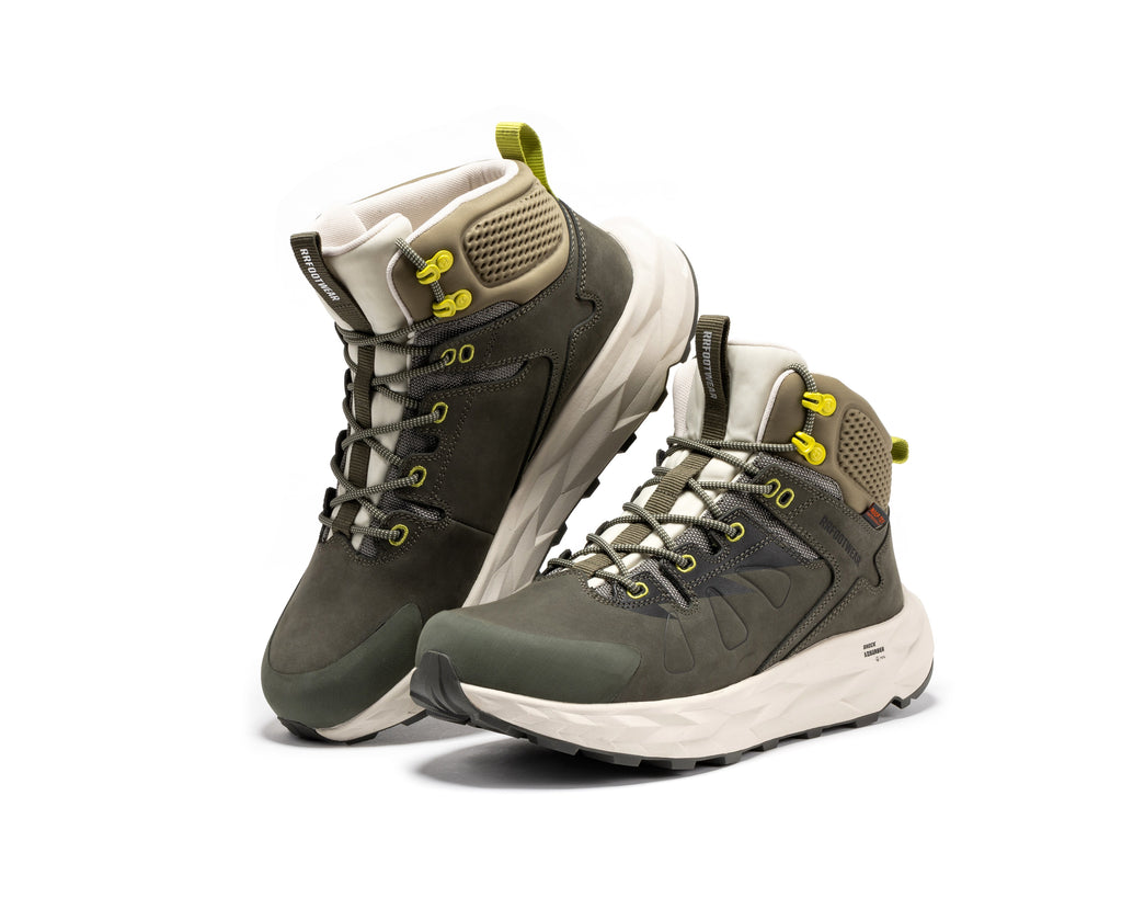 ROCKROOSTER Farmington Green 6 Inch Waterproof Hiking Boots with VIBRAM® Outsole  OC21033 - WonderingCloth