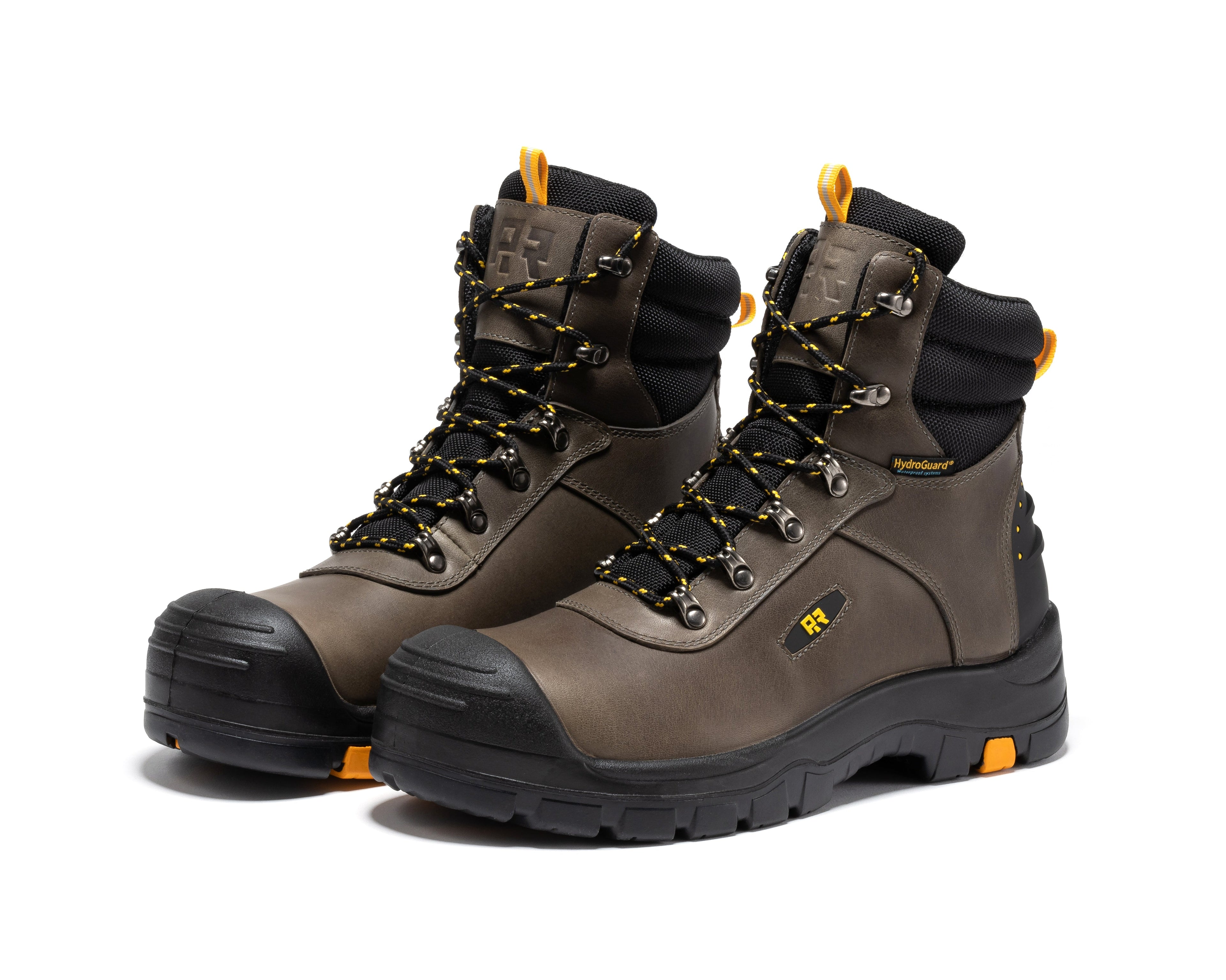 ROCKROOSTER Woodland Rust 6 inch Waterproof Composite Toe Leather Work Boots AK665 - WonderingCloth