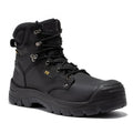 ROCKROOSTER Woodland Black 6 inch Waterproof Composite Toe Leather Work Boots AK662 - WonderingCloth