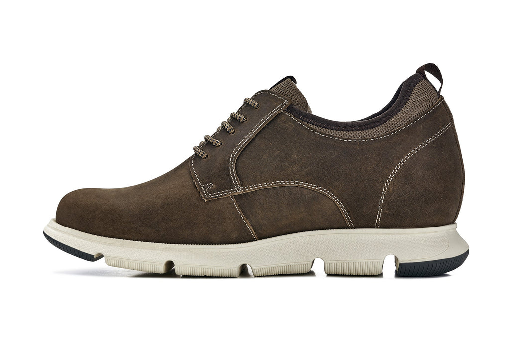 CALTO - J1201 - 3.3 Inches Taller (Coffee Brown) - WonderingCloth