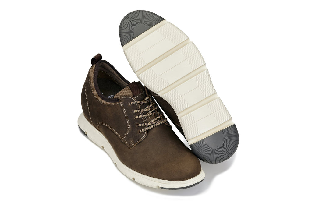 CALTO - J1201 - 3.3 Inches Taller (Coffee Brown) - WonderingCloth