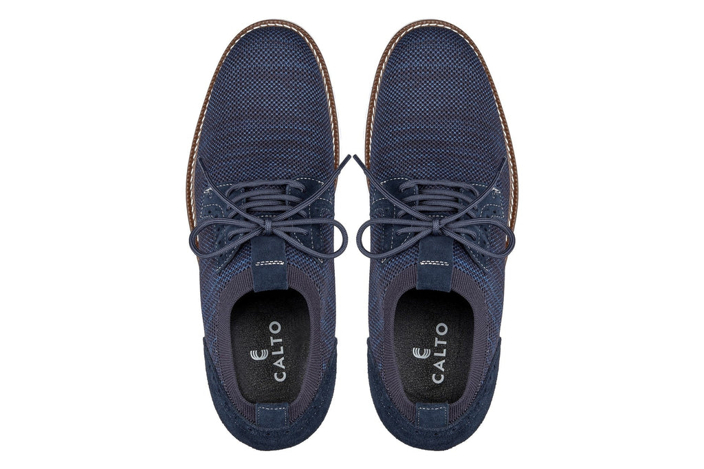 CALTO - J1507 - 3.2 Inches Taller (Navy) - WonderingCloth