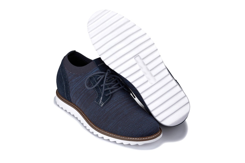 CALTO - J1507 - 3.2 Inches Taller (Navy) - WonderingCloth