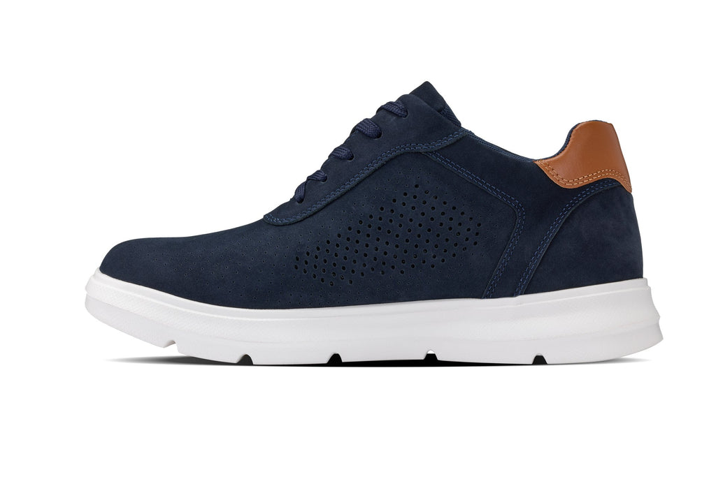 CALTO - J1582  - 2.6 Inches Taller (Navy) - Lightweight Casual Walkers - WonderingCloth