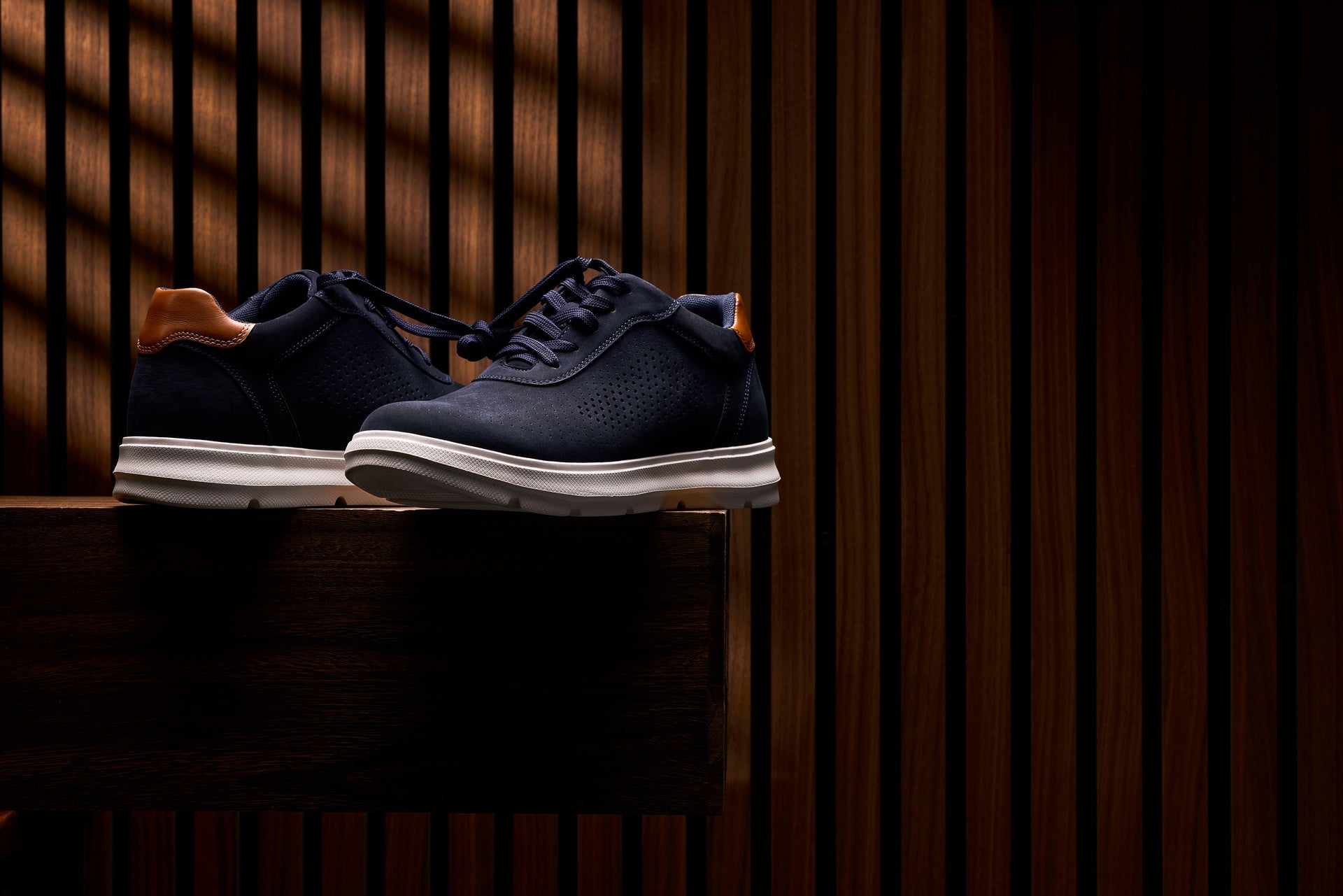 CALTO - J1582  - 2.6 Inches Taller (Navy) - Lightweight Casual Walkers - WonderingCloth