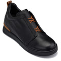 CALTO - J1931  - 2.6 Inches Taller (Black/Black Sole) - Slip-On Snoafers - WonderingCloth