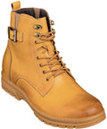 TOTO - K16207 - 2.8 Inches Taller (Tan Brown) - High Top Boots - WonderingCloth