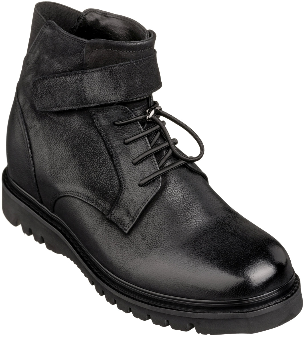 CALTO - K83114 - 3.2 Inches Taller (Black) - Casual Boots - WonderingCloth