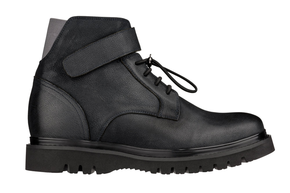 CALTO - K83116 - 3.2 Inches Taller (Dark Blue) - Casual Boots - WonderingCloth
