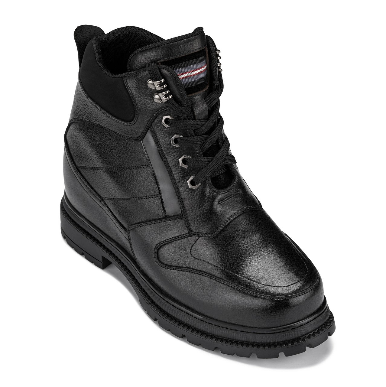 CALDEN Black 5.2" Taller Men's Elevator Boots K881805 - WonderingCloth