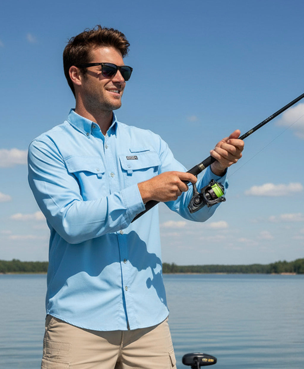 Men's Seacliff 2.0 L/S UV Vented Fishing Shirt - WonderingCloth