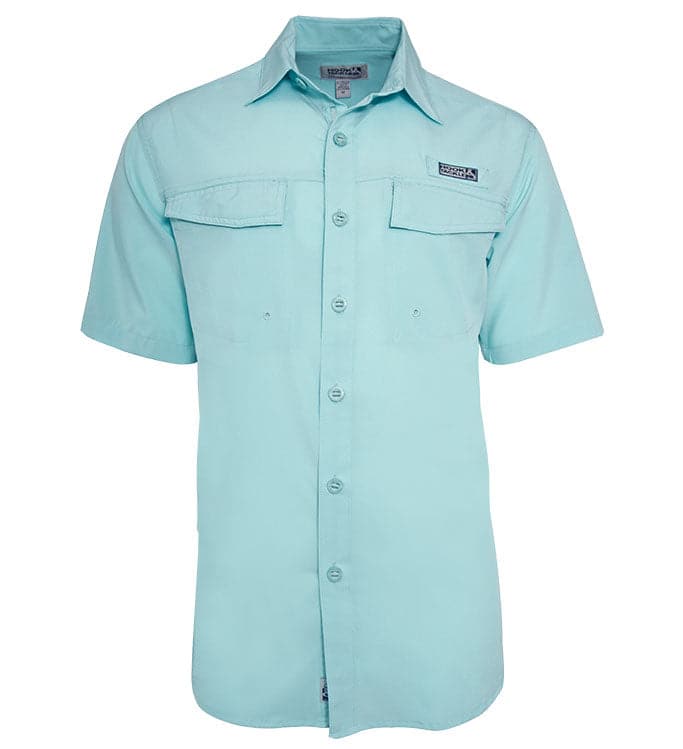 Men's Coastline S/S UV Vented Fishing Shirt - WonderingCloth