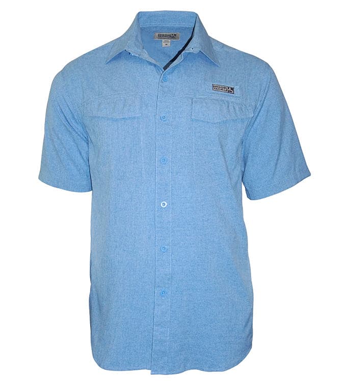 Men's Captiva Island S/S UV Vented Fishing Shirt - WonderingCloth