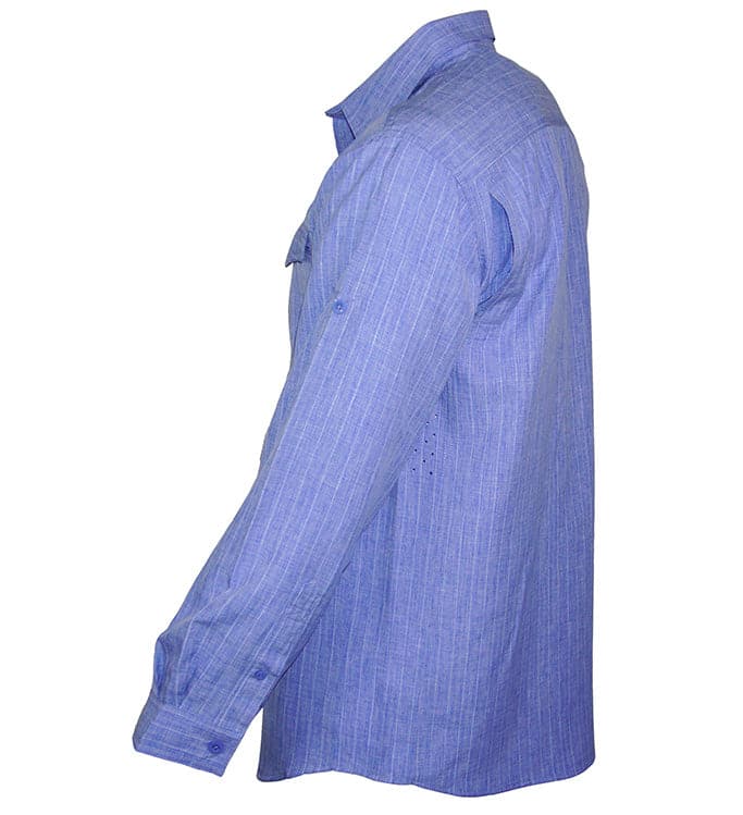 Men's Inlet L/S UV Vented Fishing Shirt - WonderingCloth