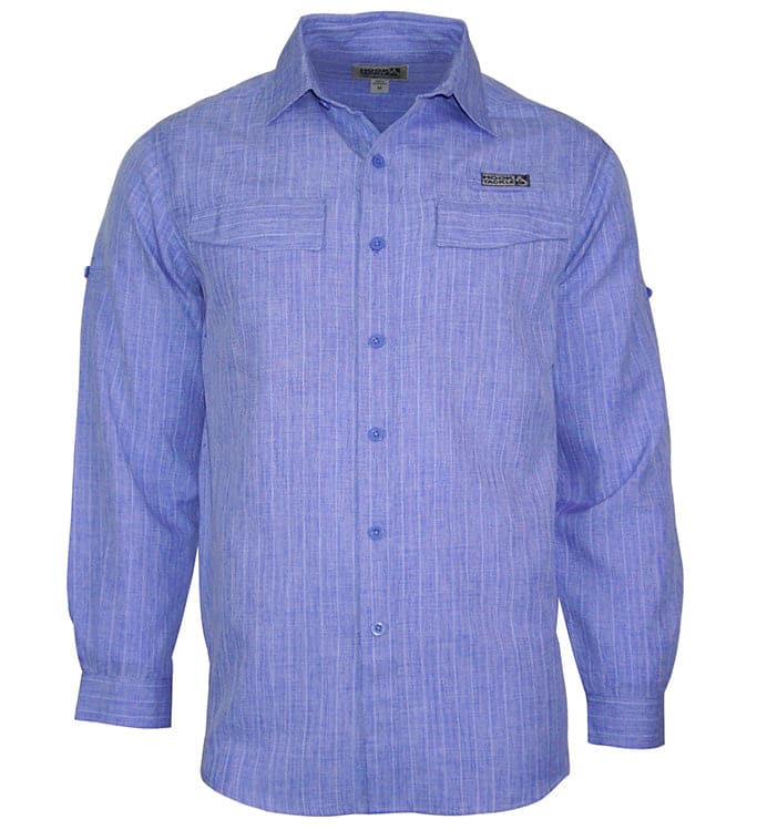 Men's Inlet L/S UV Vented Fishing Shirt - WonderingCloth